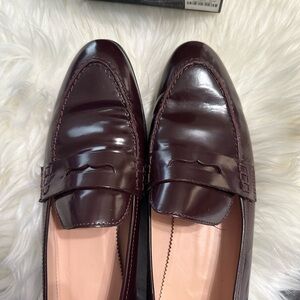 J. Crew Academy Penny Loafer in Burnished Beet